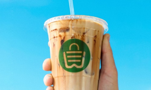 Cup of iced coffee